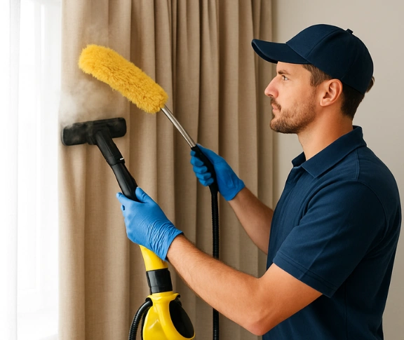 Trusted residential curtain cleaning technician Matty Curtain Cleaning erskineville-nsw QLD